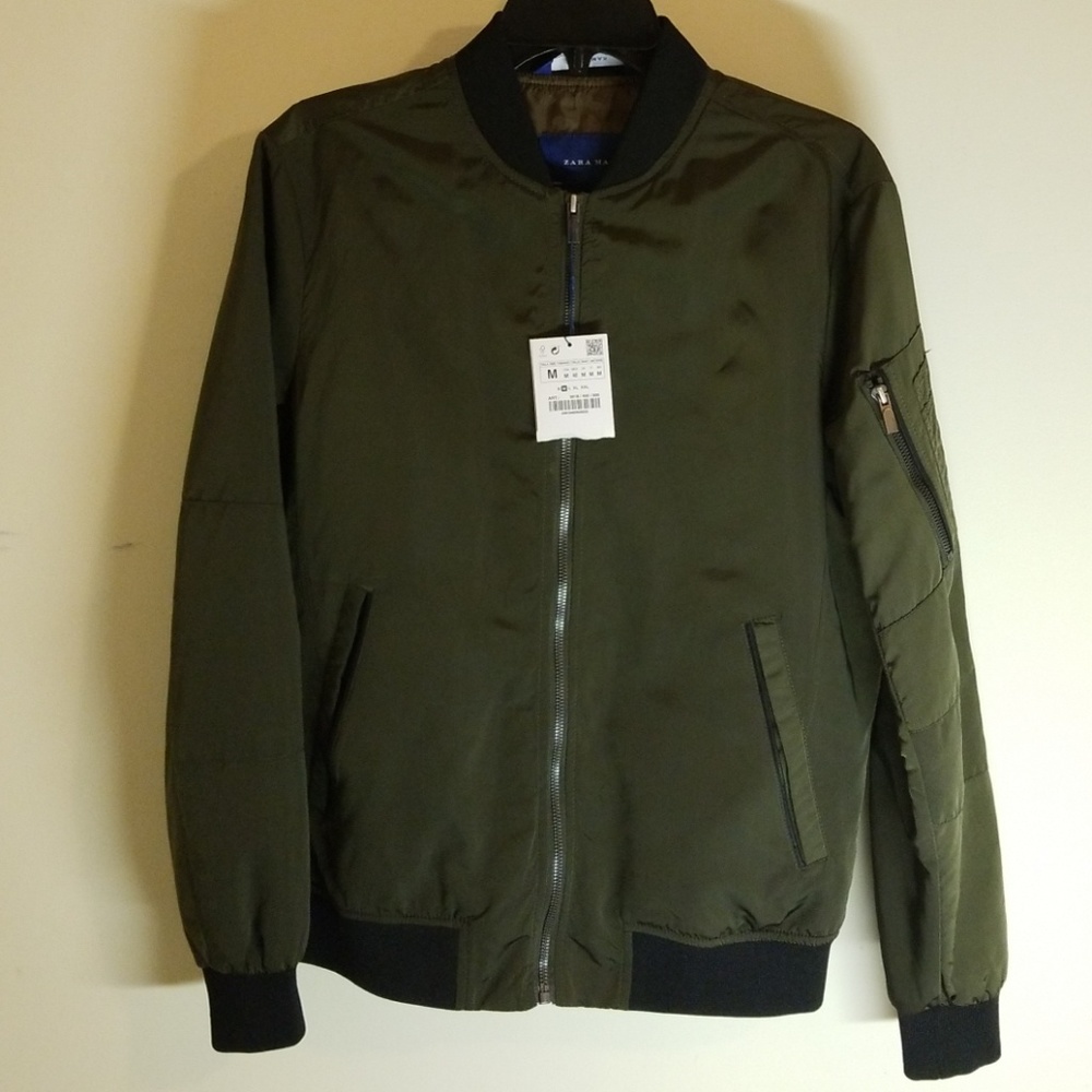 Zara bomber jacket for men, brand new!